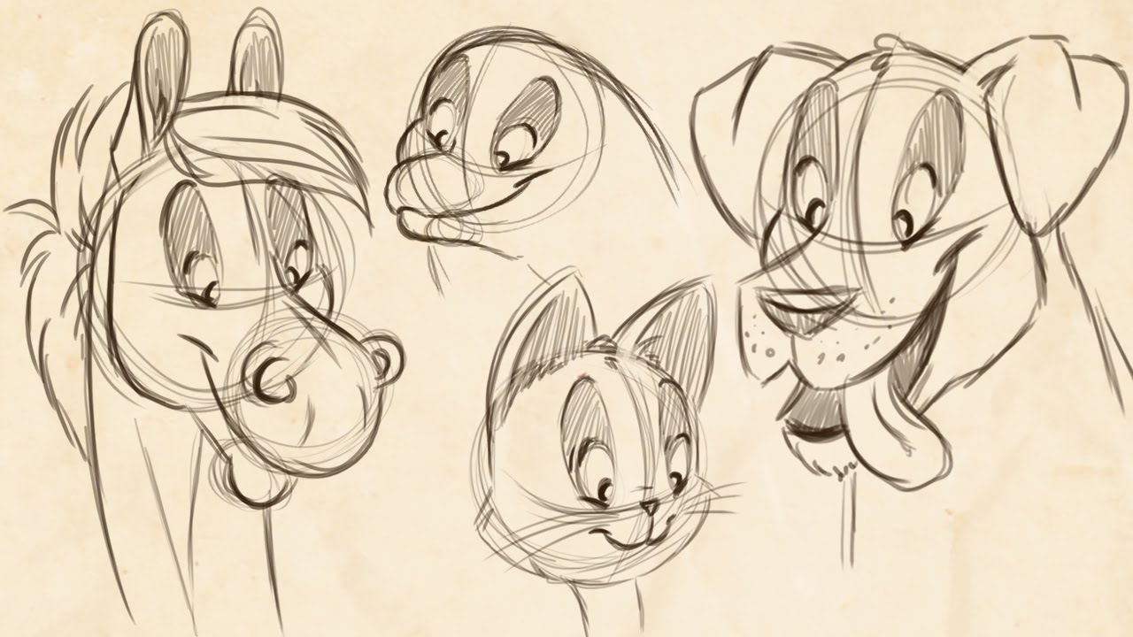 1280x720 How To Draw Cartoon Animals! (Feat. Jullelin Art)