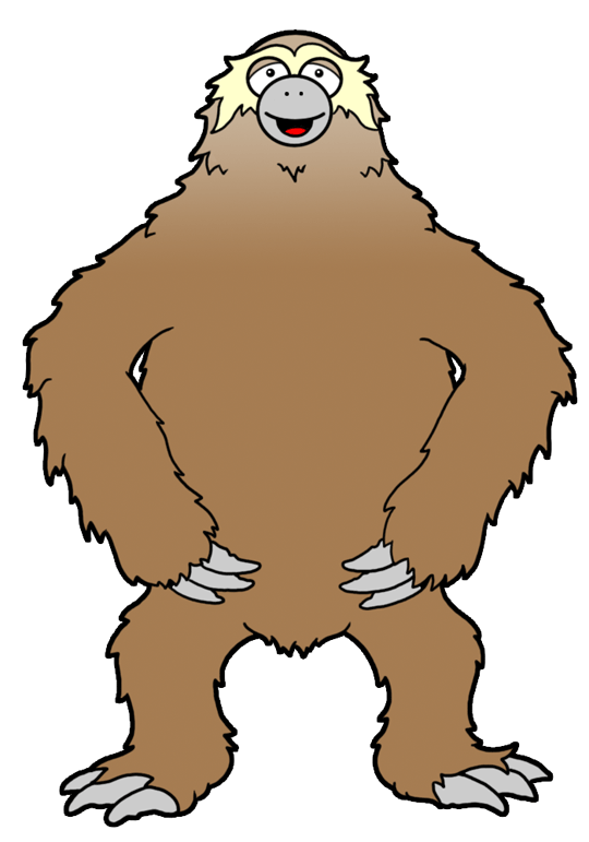 540x771 To Draw Cartoon Sloths