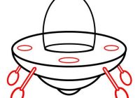 200x140 Nice Space Ship Cartoon Drawing A Cartoon Spaceship