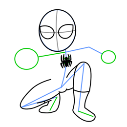 260x260 To Draw Spiderman Cartoon Drawing Lesson