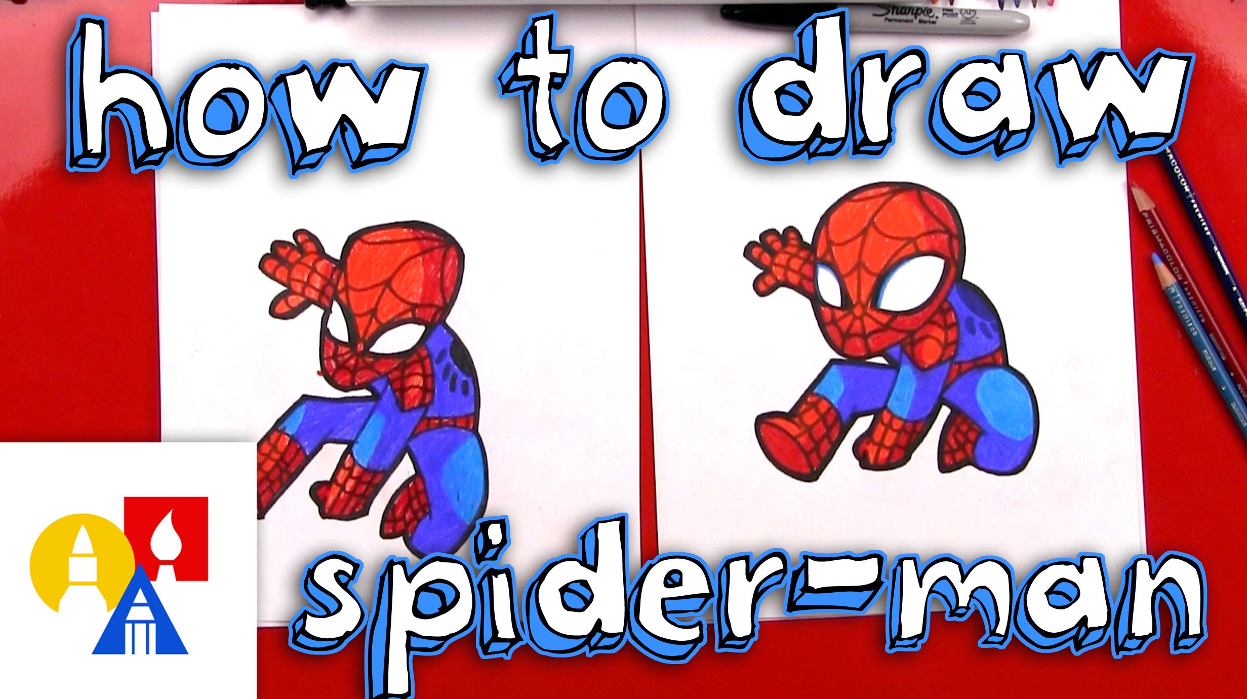 Cartoon Spiderman Drawing at GetDrawings | Free download