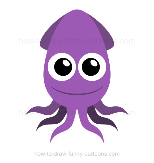 500x530 To Draw A Squid