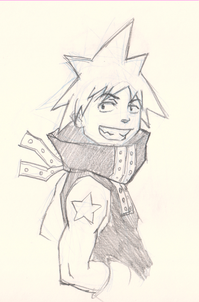 700x1061 How To Draw Anime Blackstar Soul Eater