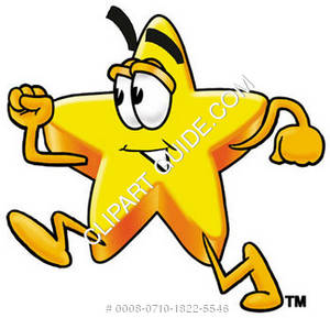 300x289 Illustration Of A Cartoon Star Character Running