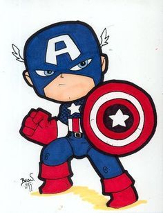 236x307 Captain America Cute Drawing Get Creative Capt