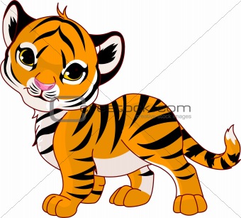 340x307 Cartoon Baby Animals Image 3282598 Walking Baby Tiger