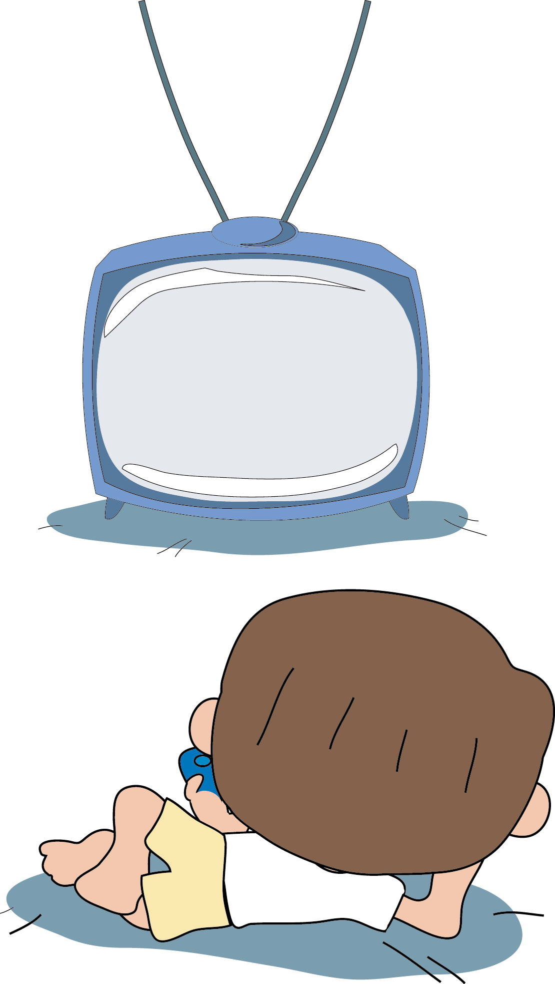 1110x1965 Cartoon Television Drawing