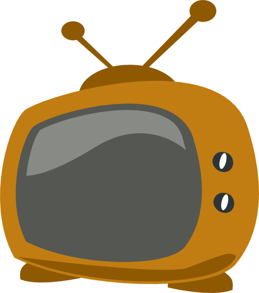 528x598 Cartoon Tv Clip Art