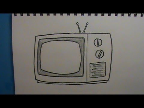 480x360 How To Draw A Tv