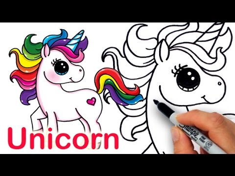 480x360 How To Draw A Cartoon Unicorn Farting Easy And Cute