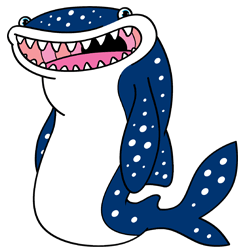 250x250 Whale Shark Drawing Cartoon Lesson