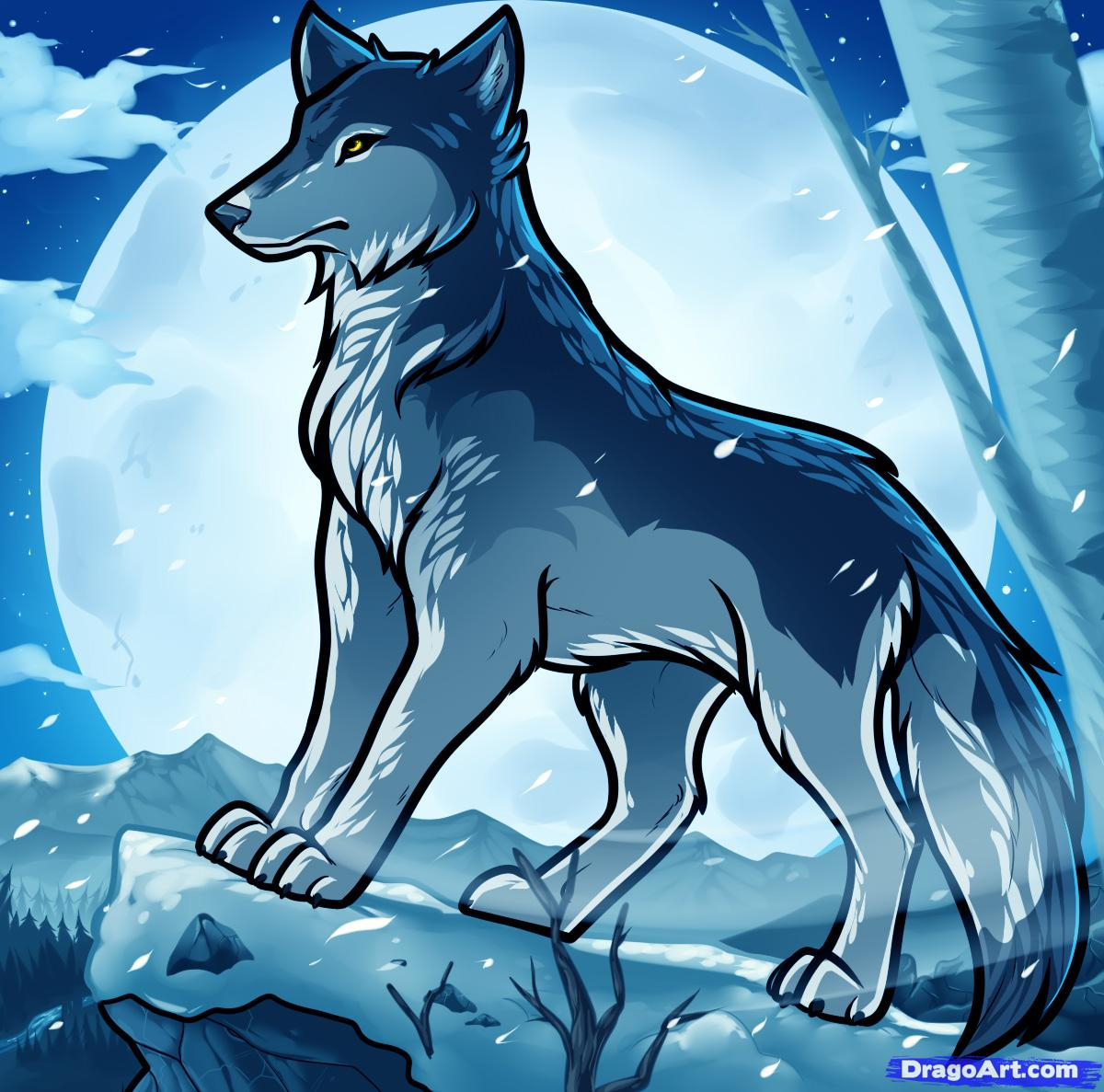 1200x1187 Cartoon Wolf Drawing How To Draw Anime Wolves, Anime Wolves, Step