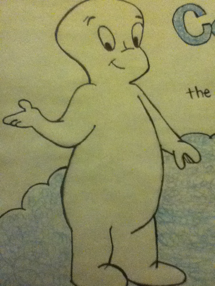 720x960 My Old Drawing Of Casper The Friendly Ghost By Makebelievegirl18