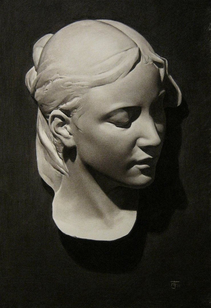 739x1081 Mother Mask, Cast Drawing By Miles Johnston