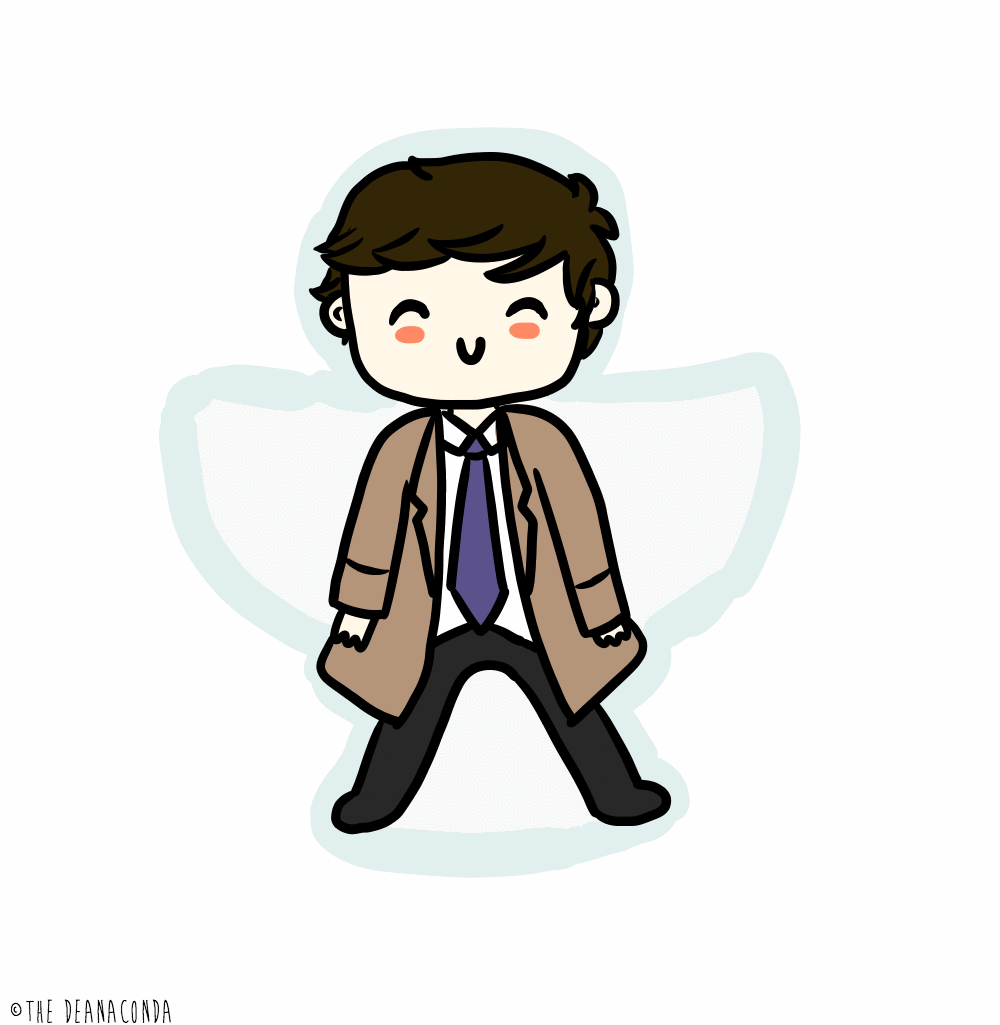 1000x1025 Random Castiel Drawings