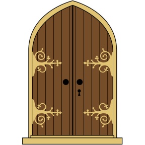 288x288 Castle Door Clipart