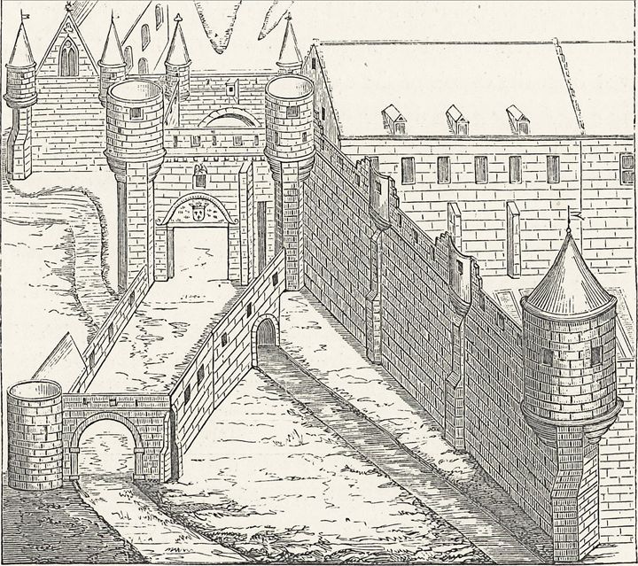 720x639 Medieval Castle Drawing