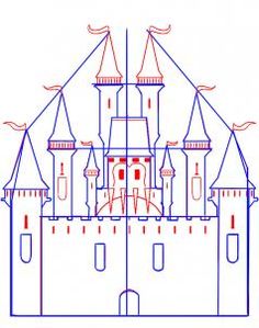 236x299 Step By Step Castle Drawing Ideas For Art Classroom