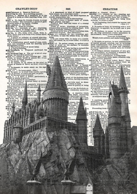 570x806 Hogwarts Castle Print Harry Potter Print Hogwarts Castle Poster