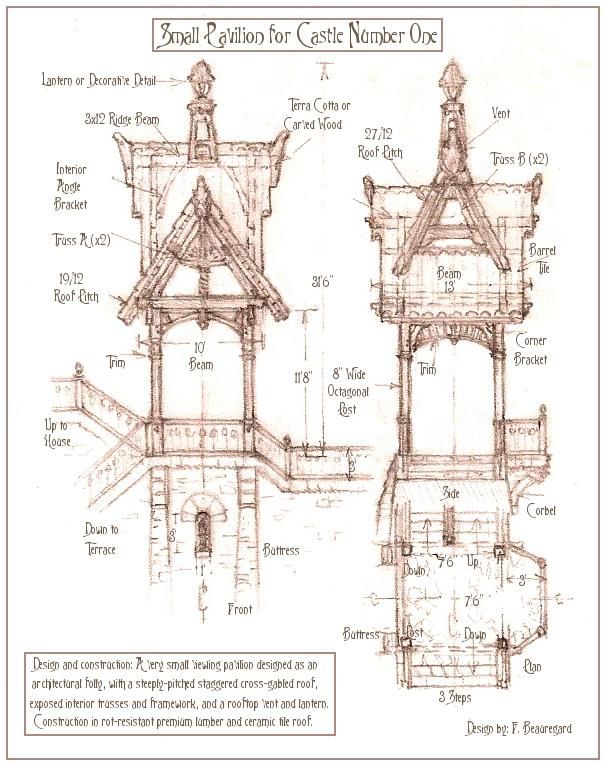606x766 Small Pavilion For Castlee By ~built4ever