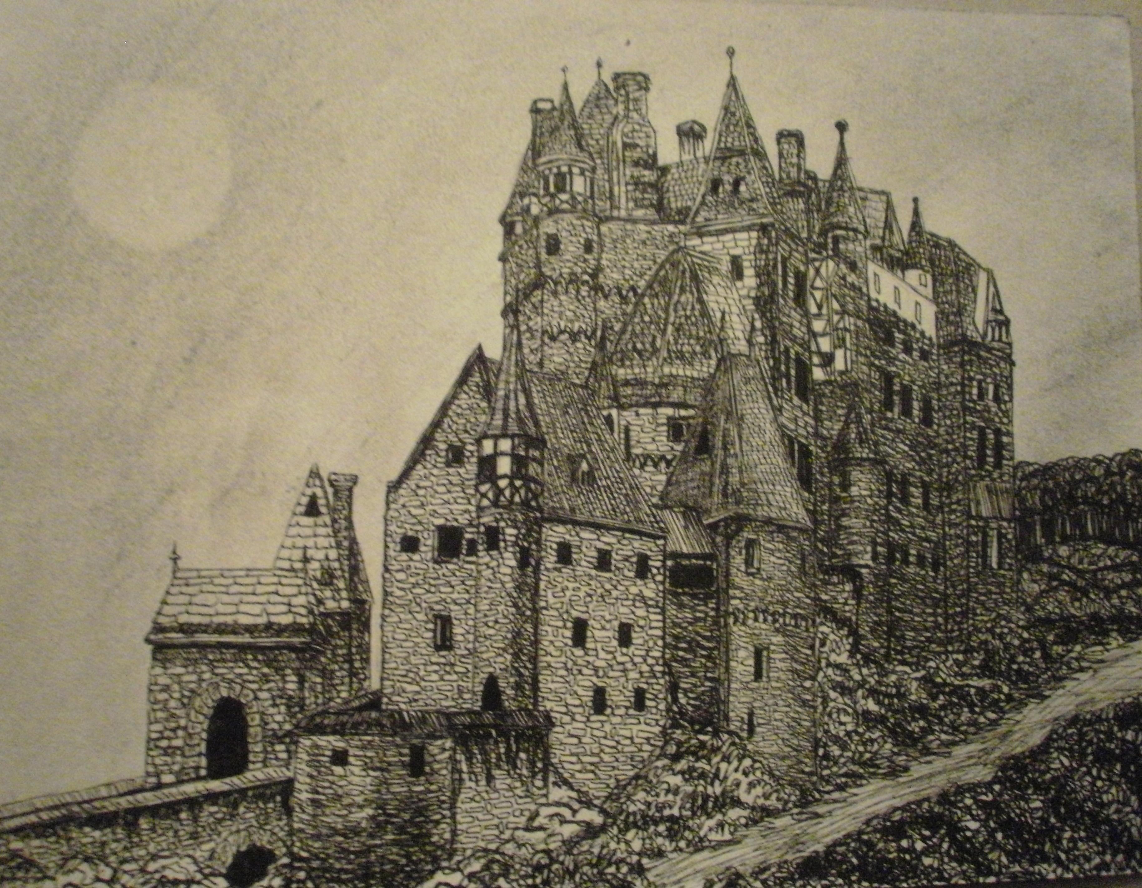3658x2844 Castles Drawings By Liana M