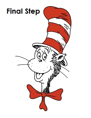 300x388 How To Draw Cat In The Hat