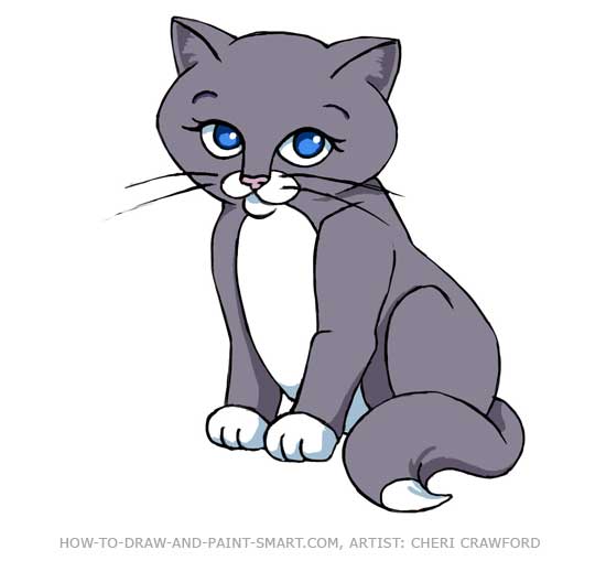 550x509 To Draw A Cat