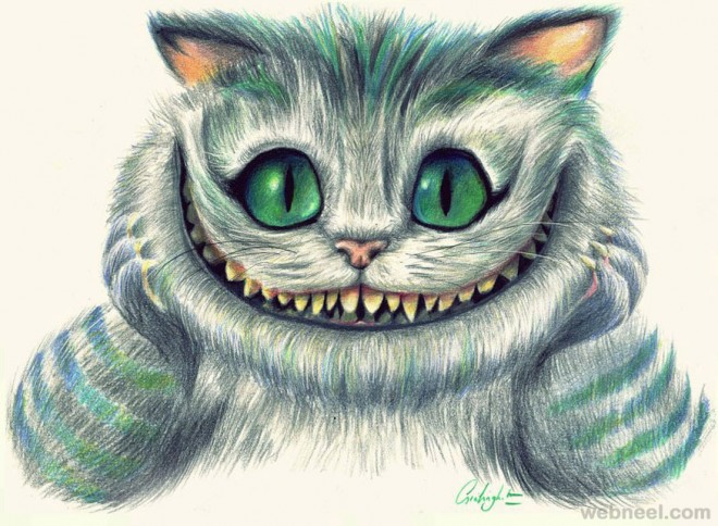660x484 Evil Cat Drawing 25