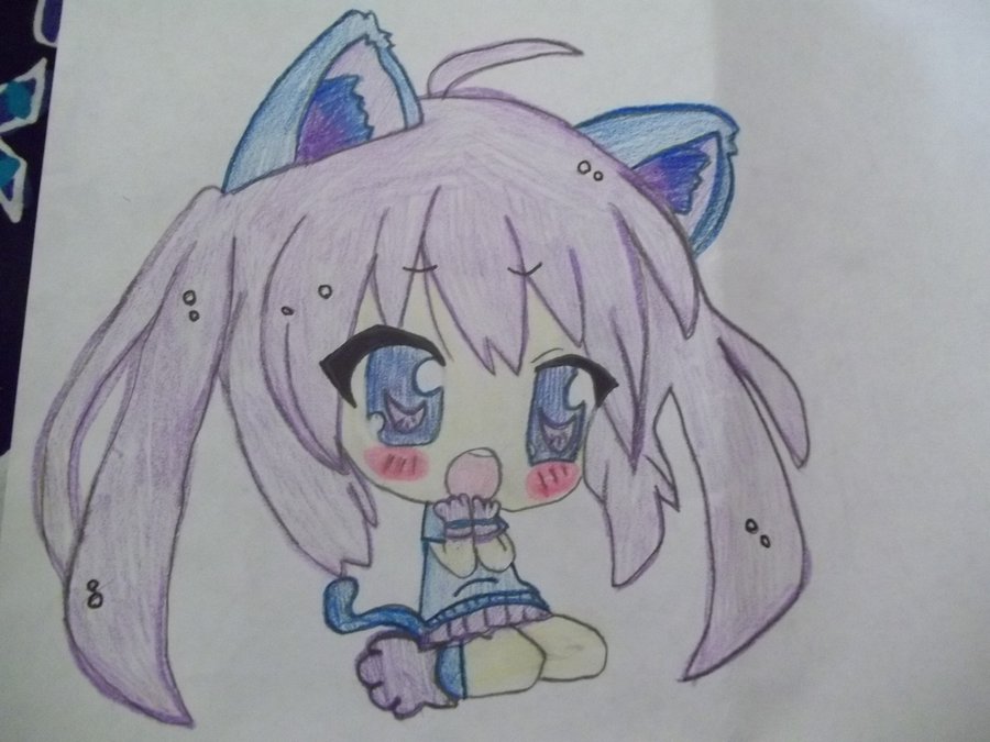 900x675 Cute Cat Girl By Musicfreak2349