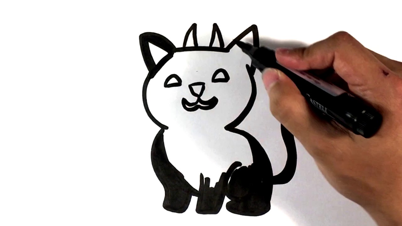 1280x720 How To Draw A Kitty