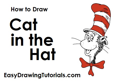 500x325 To Draw Cat In The Hat