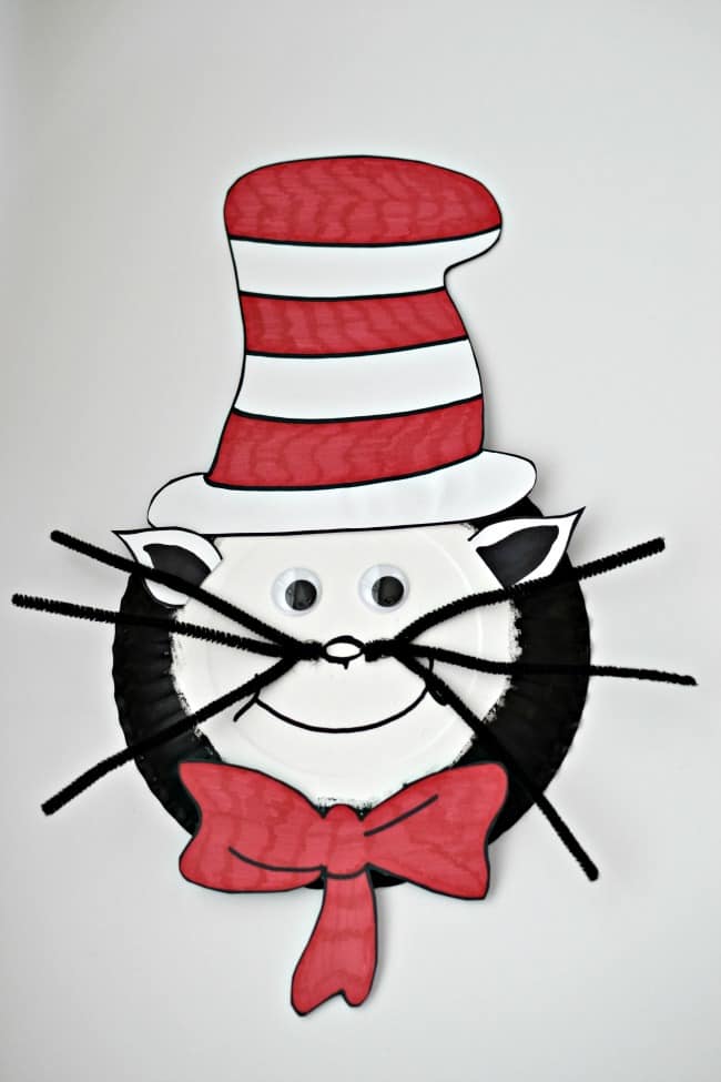 650x975 Cat In The Hat Paper Plate Craft