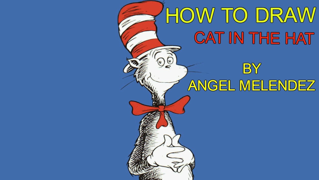 1280x722 How To Draw Cat In The Hat
