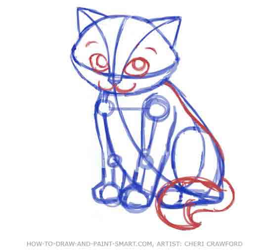 550x509 To Draw A Cat