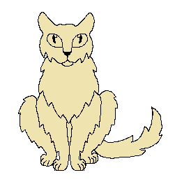 251x270 Semi Anime Sitting Cat Template Front View By Warriorcatsandponies