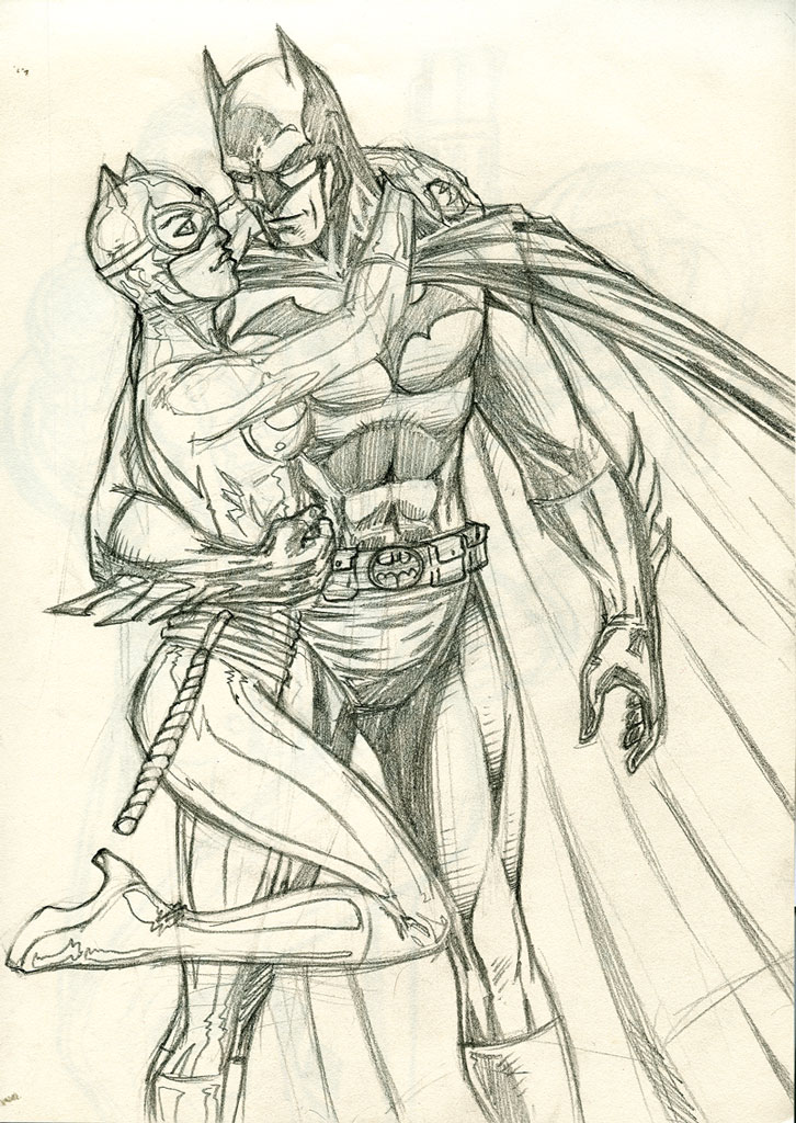 726x1024 Batman Catwoman By Yasinyayli