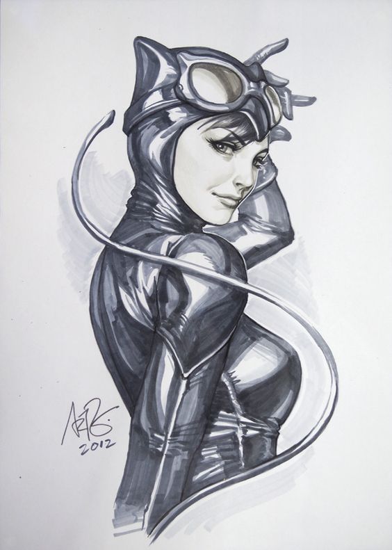 564x791 I Don'T Know What It Is About This Drawing Of Catwoman, But I