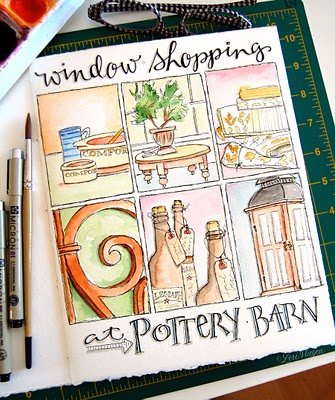 335x400 I Like The Idea Of Drawing Things That Catch My Eye From Catalogs