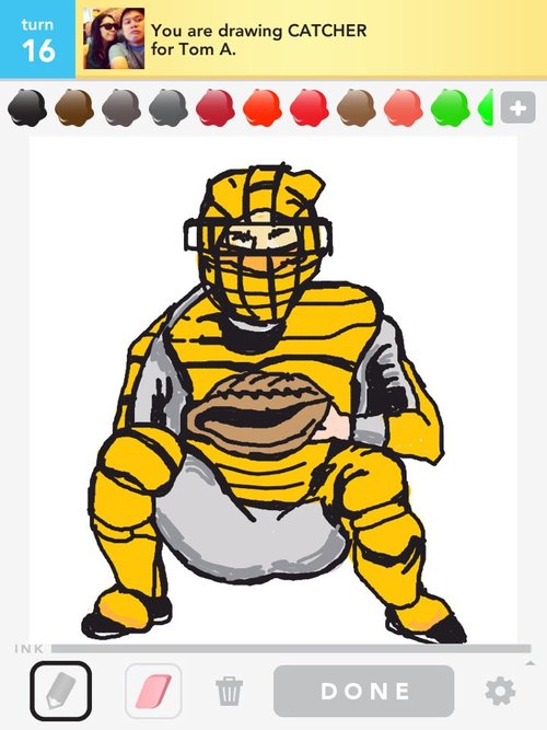 500x667 Catcher Drawings