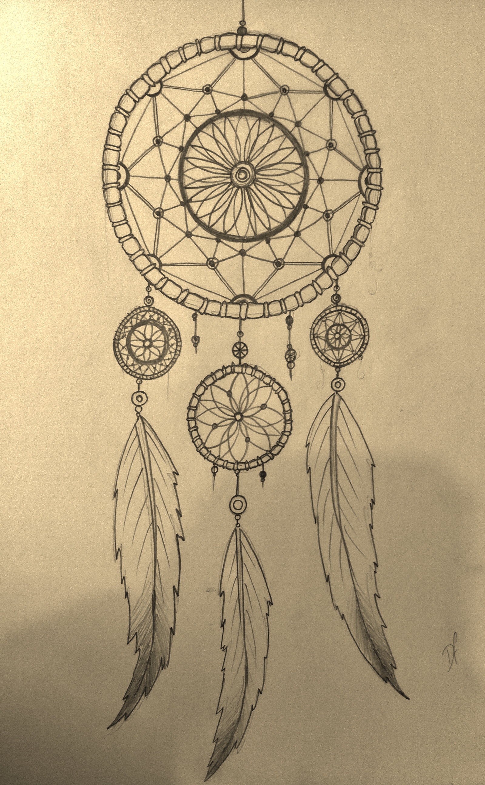 1600x2590 Simple Dreamcatcher Designs