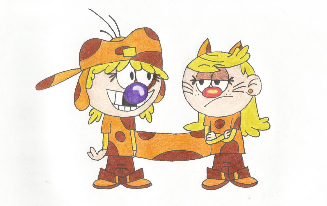 1124x710 Lola And Lana Loud Cosplaying As Catdog By Neonstartapeinvasion
