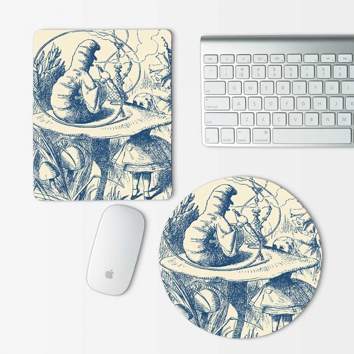 700x700 Alice In Wonderland Mouse Pad Round Or Rectangle