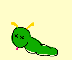 300x250 Dead Caterpillar