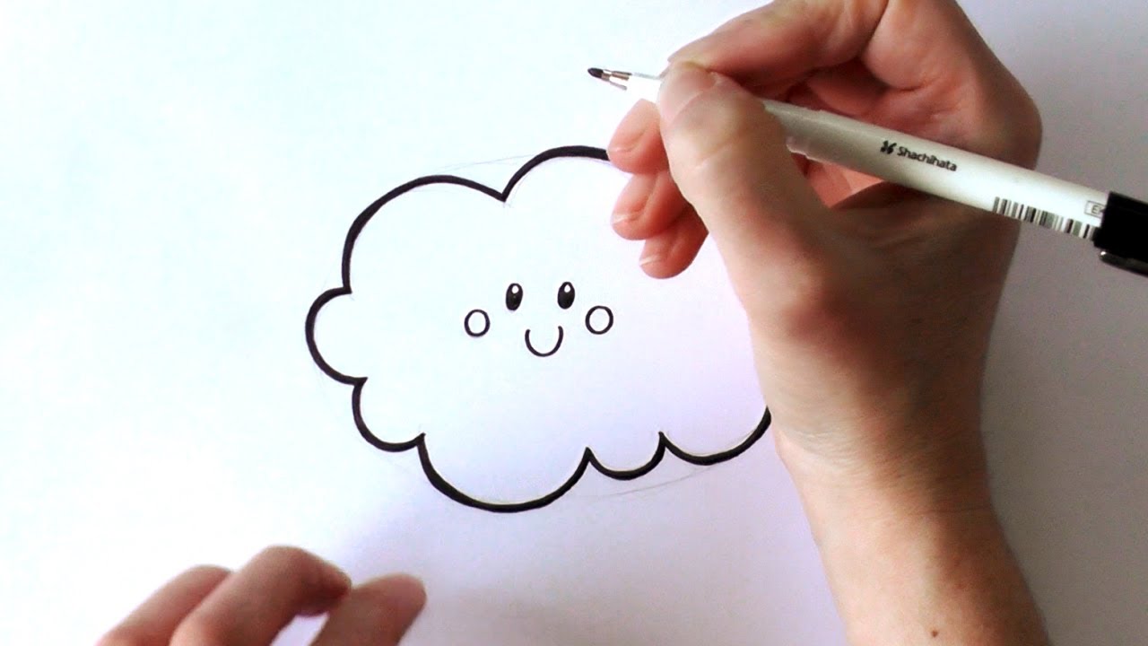 1280x720 How To Draw A Cartoon Cloud