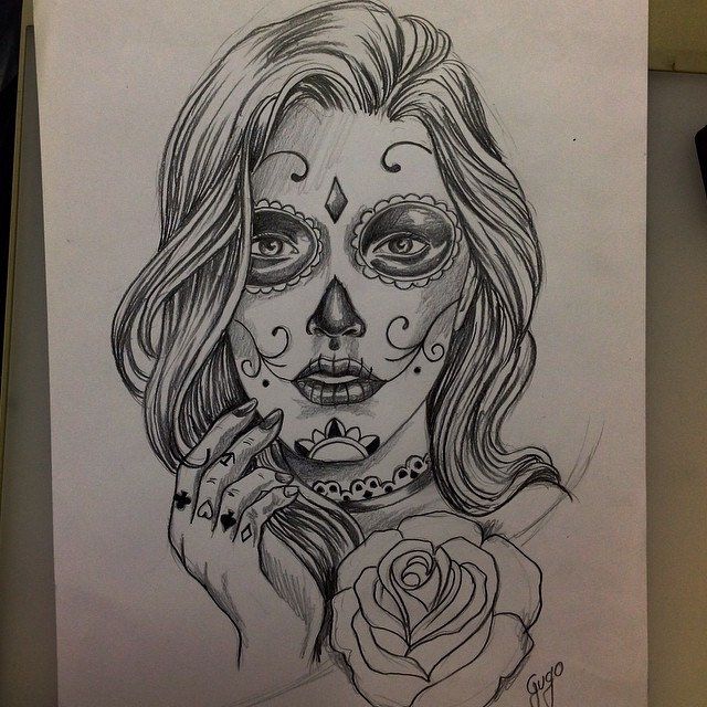 Catrina Drawing at GetDrawings | Free download