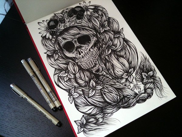 600x450 La Calavera Catrina On Behance