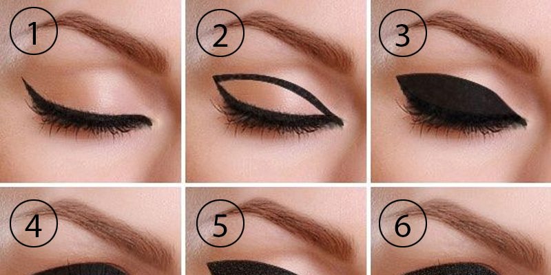 800x400 Master The Art Of Drawing Thick Cat Eye Eyeliner. Trend Crown