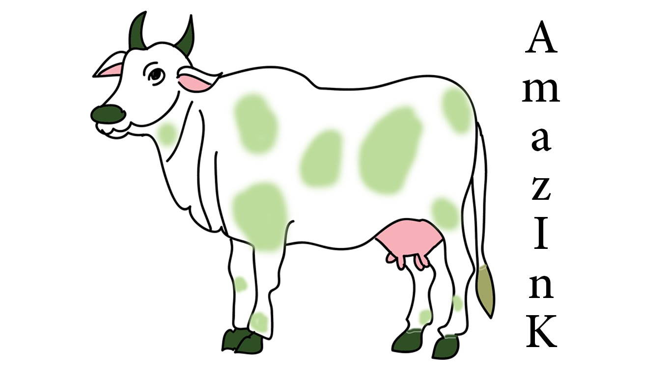 1366x768 Learn How To Draw Cow