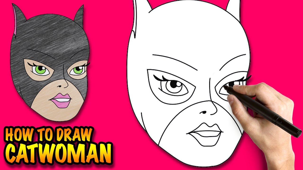 1280x720 How To Draw Catwoman