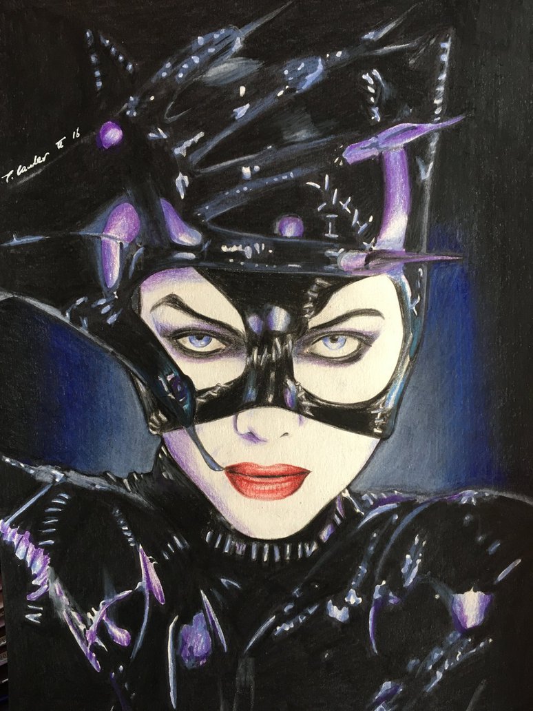 774x1032 Michelle Pfeiffer Drawing Catwoman Batman Returns By Billyboyuk